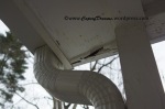 Hole in porch ceiling
